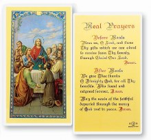 MEAL PRAYER PRAYERCARD