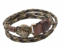 MENS ST BENEDICT CAMO PARACORD BRACELET