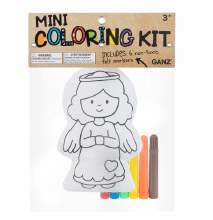 MINI ANGEL PLUSH COLORING KIT