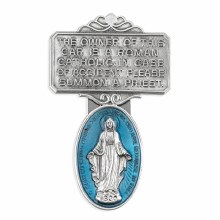 MIRACULOUS MEDAL WITH CALL PRIEST