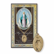 MIRACULOUS GOLD PLATED MEDAL