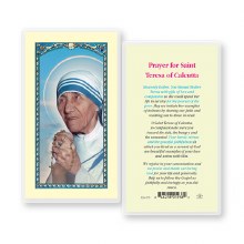 ST TERESA OF CALCUTTA PRAYER CARD