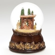 FONTANINI MUSICAL NATIVITY DOME