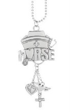 NURSE HEART CAR CHARM