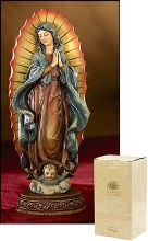 OUR LADY OF GUADALUPE STATUE 6"