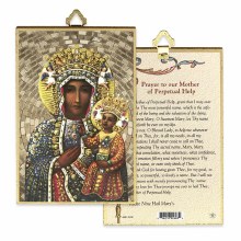 OUR LADY OF CZESTOCHOWA MOSAIC PLAQUE