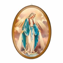 OVAL OUR LADY OF GRACE IMAGE