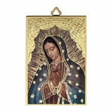 OUR LADY OF GUADALUPE MOSAIC PLAQUE