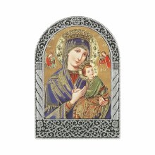 OUR LADY OF PERPETUAL HELP STANDING PLAQUE