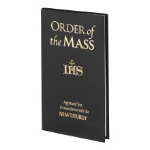 ORDER OF THE MASS BLACK LEATHERETTE