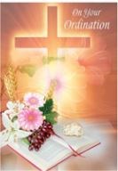 ORDINATION PINK DAISY CARD
