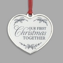 OUR 1ST CHRISTMAS HEART ORNAMENT