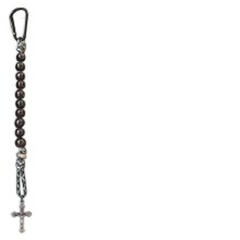 CRUCIFIX ONE DECADE GREEN PARACORD
