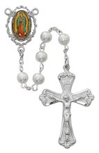 PEARL GUADALUPE ROSARY