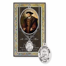 ST THOMAS MORE MEDAL AND FOLDER