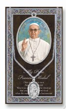 GENUINE PEWTER POPE FRANCIS MEDAL