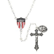 CRYSTAL POPE LEO ROSARY USA