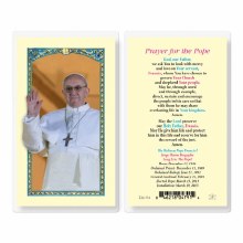 POPE FRANCIS HOLY CARD