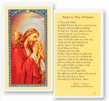 PRAYER IN TIME OF DISTRESS PRAYER CARD