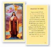 PRAYER TO HER ST THERESE