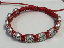 RED DIVINE MERCY SLIP KNOT