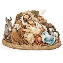 RESTFUL HOLY FAMILY FIGURE