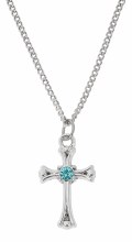 RF AQUA CROSS ON 16-18'' ADJUSTABLE CHAIN