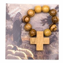 FINGER ROSARY MADE OF OLIVE WOOD