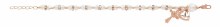 ROSE GOLD CRYSTAL ROSARY BRACELET