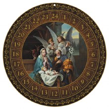 ROUND NATIVITY ADVENT CALENDAR