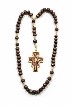 SAN DAMIANO WOODEN ROSARY