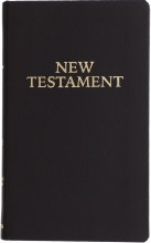 RSV NEW TESTAMENT BLACK LEATHER POCKET EDITION