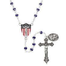 SAPPHIRE POPE LEO ROSARY USA