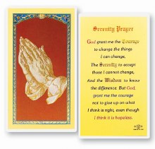 SERENITY PRAYER CARD