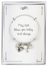 SILVER FIRST COMMUNION BRACELET