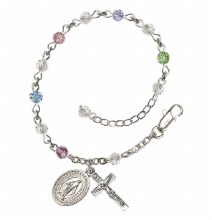 SP 4MM MULTI COLOR ROSARY