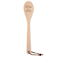BLESS THIS KITCHEN WOODEN SPOON