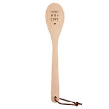 MADE WITH LOVE WOODEN SPOON
