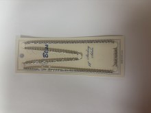 STERLING SILVER FRENCH 18'' ROPE CHAIN
