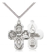 SS 5-WAY MEDAL ENGRAVED 18"