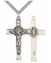 SS BENEDICT CRUCIFIX ENGRAV 24