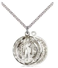 SS BENEDICT MEDAL SN 18" LITE