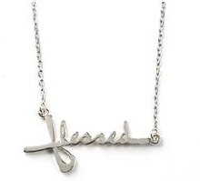 STERLING SILVER BLESSED NECKLACE