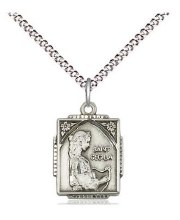 SS CECELIA MEDAL 18" CHAIN