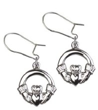 SS CLADDAGH DANGLE ERRNGS