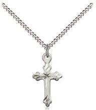 SS CROSS ENGRAVED 16" CHAIN