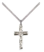 SS CROSS ENGRAVED FANCY CURLS