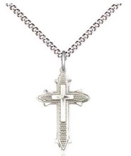 SS CROSS ON CROSS 7/8"  LITE C