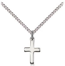 SS CROSS TINY POLISHED CROSS