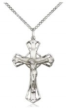 SS CRUCIFIX 18 FRENCH ROPE W/L